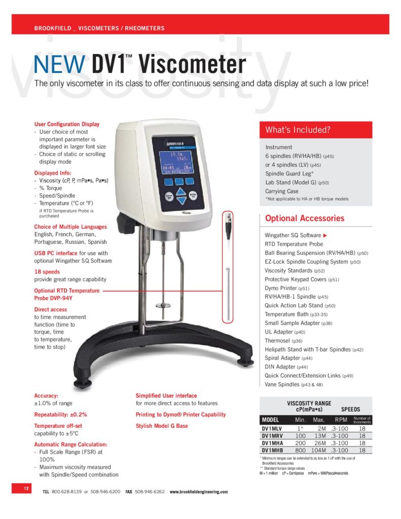 DVE Viscometer - D. Haridas and Company